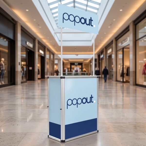 Mostrador promocional portátil personalizado